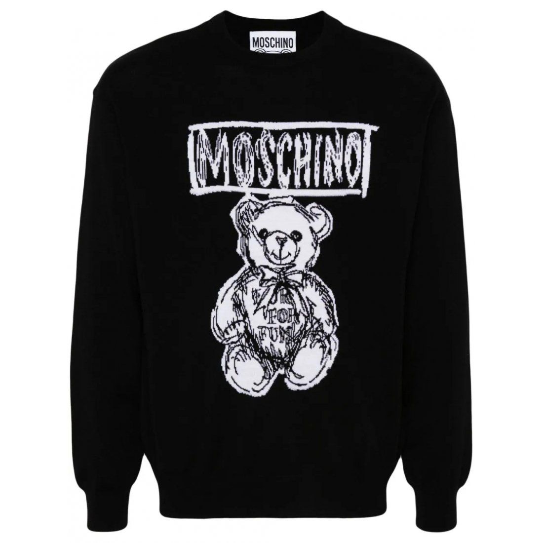 Moschino - Pull 'Teddy Bear-Intarsia' pour Hommes