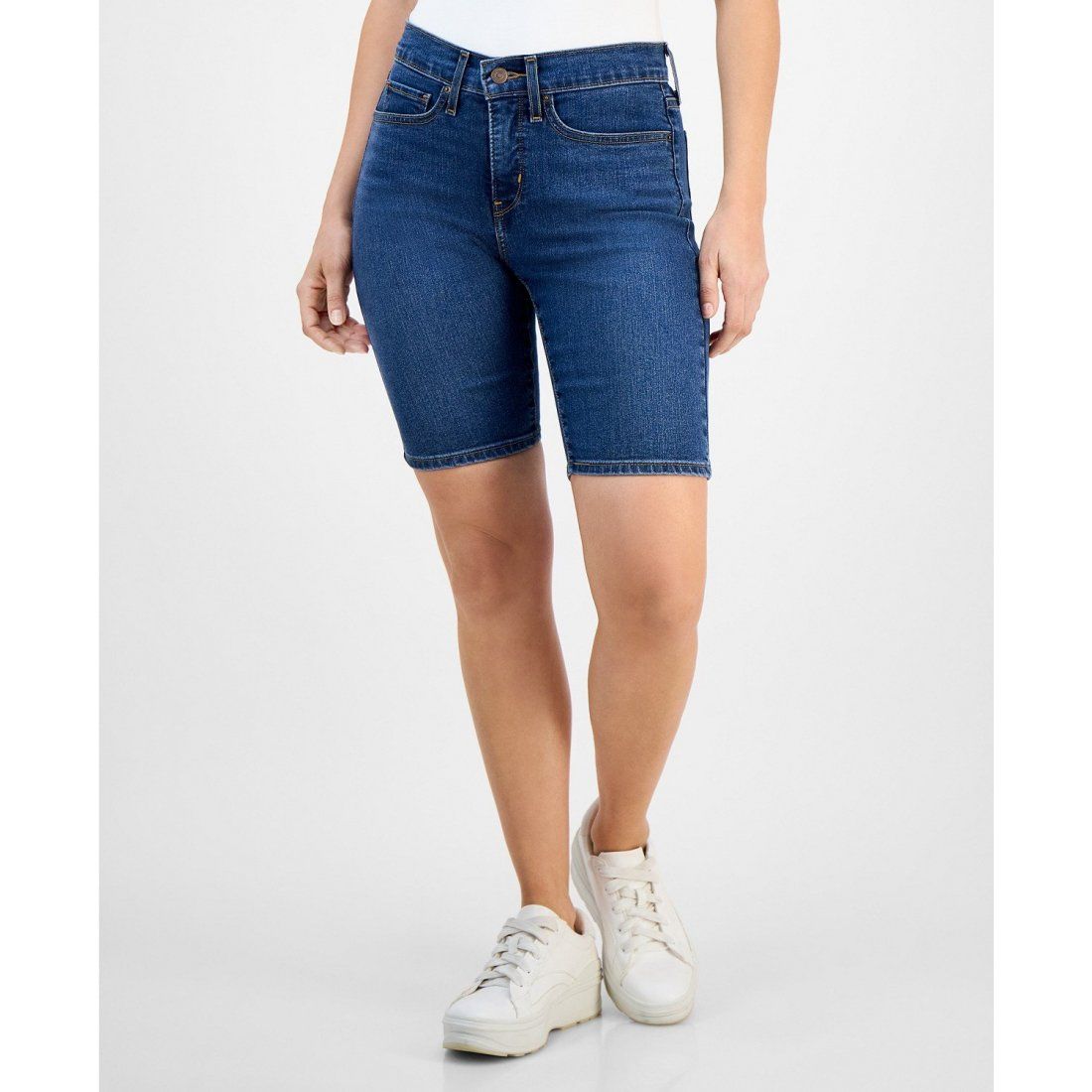 Levi's - Bermuda 'Mid-Rise Shaping' pour Femmes
