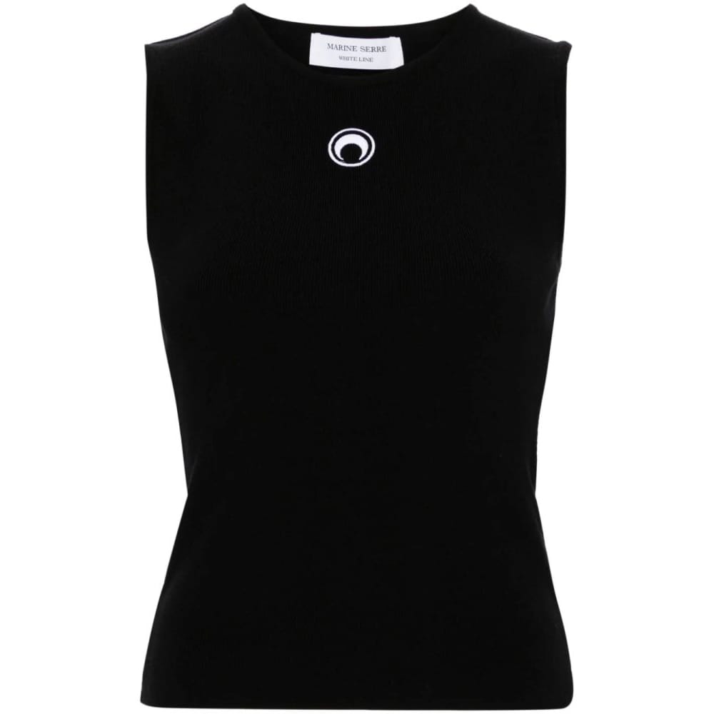 Marine serre - Débardeur 'Crescent Moon-Embroidered' pour Femmes