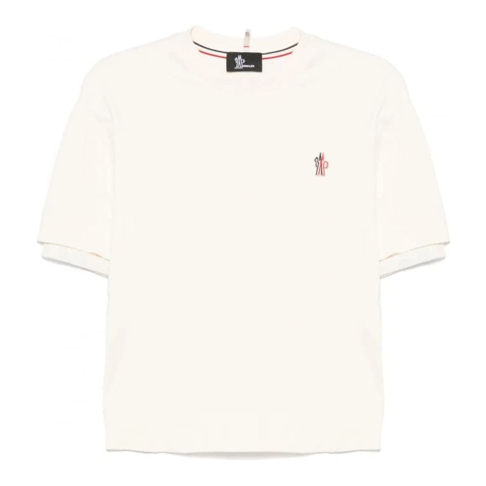 Moncler grenoble - T-shirt 'Logo-Patch' pour Femmes