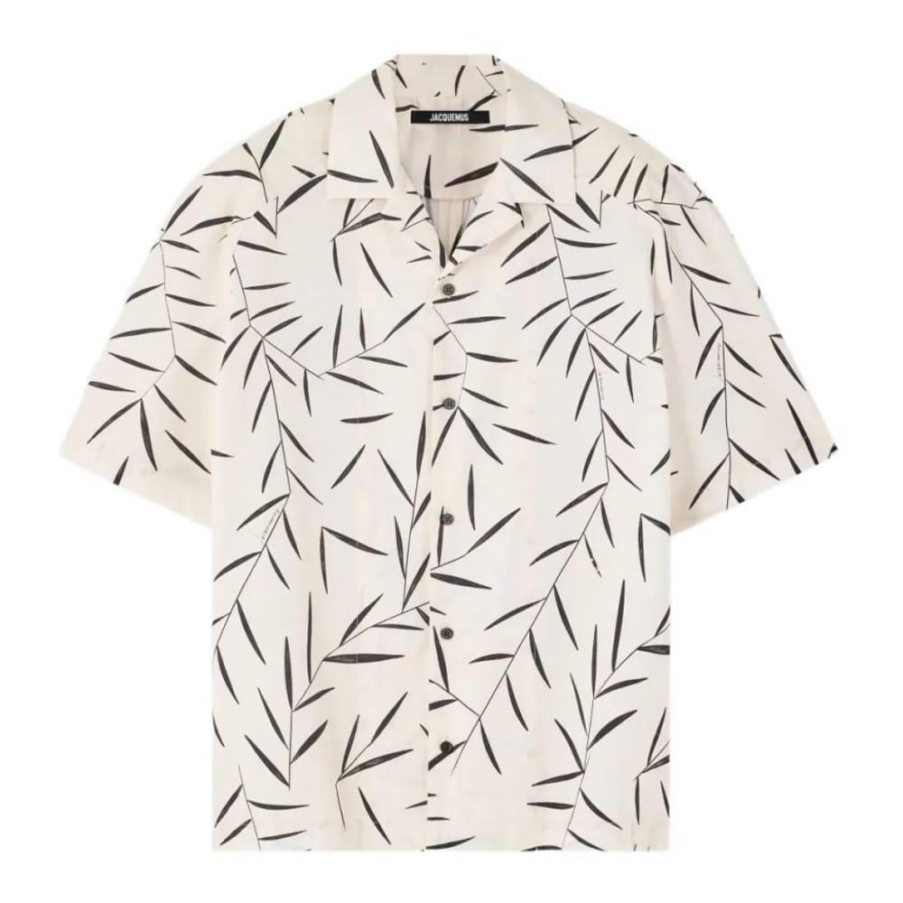 Jacquemus - Chemise à manches courtes 'Leaf-Print' pour Hommes
