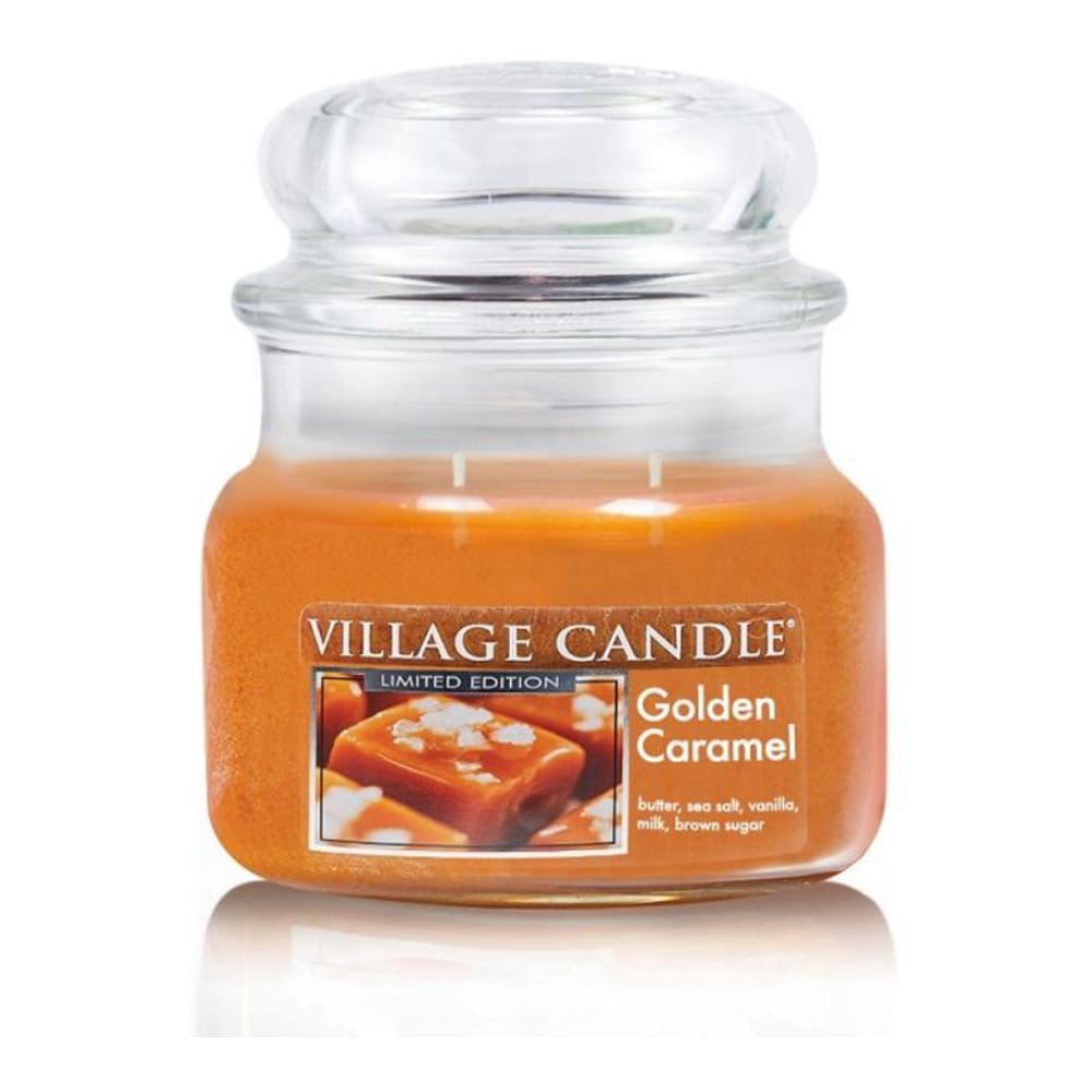 Village candle - Bougie parfumée 'Golden Caramel' - 262 g