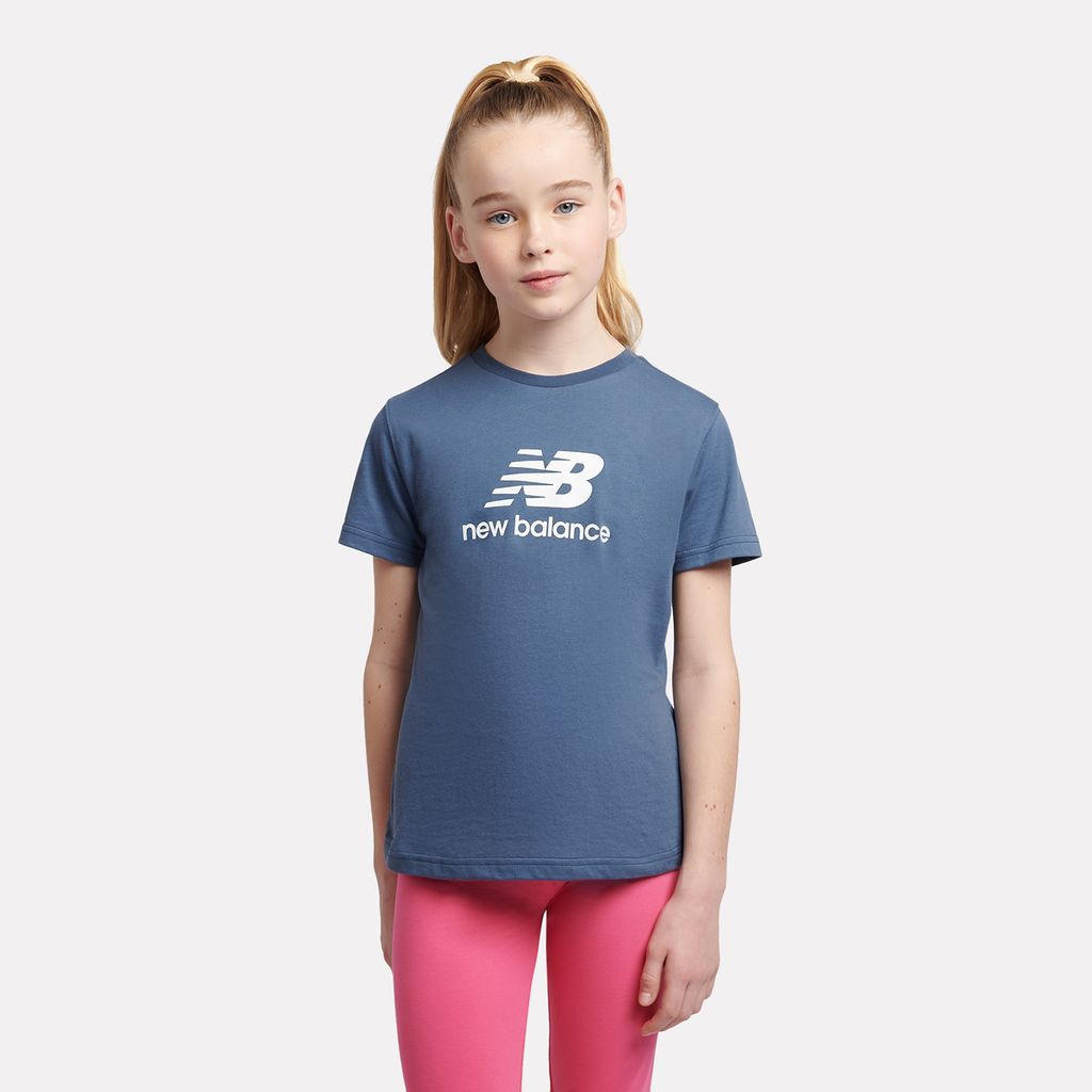 New balance - G NEW BALANCE JERSEY STACKED LOGO TEE