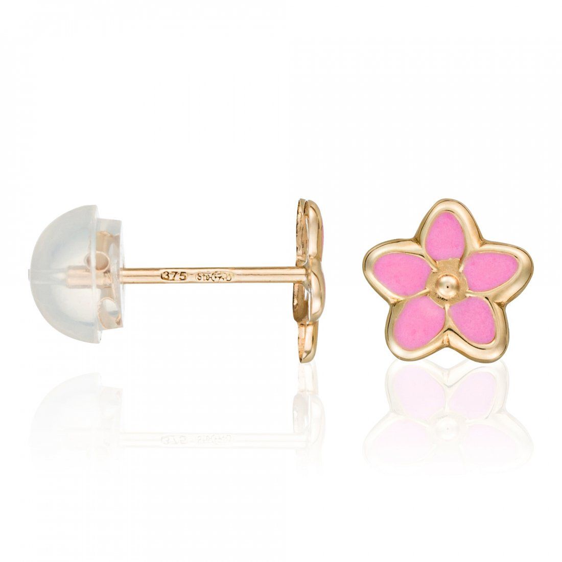 Oro di oro - "Boucles d'oreilles 'Joliesfleurs' pour Filles"