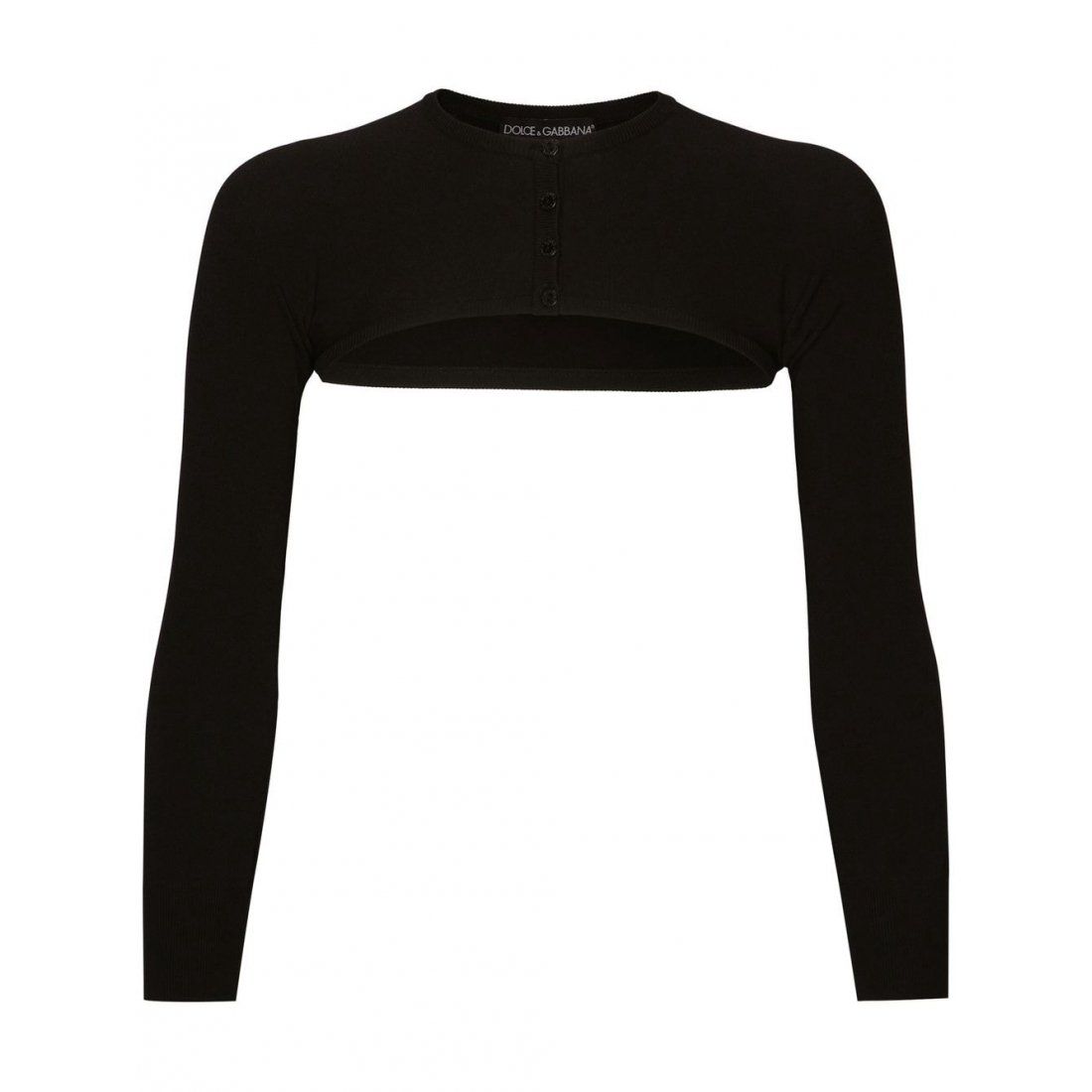Dolce&gabbana - Cardigan 'Kim Cropped Button-Fastening' pour Femmes