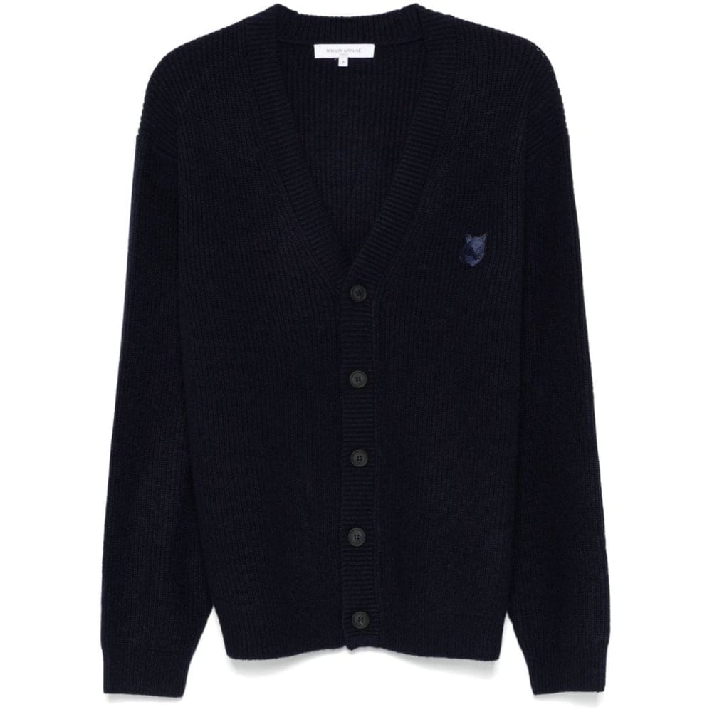 Maison kitsuné - Cardigan 'Bold Fox Head Ribbed' pour Hommes