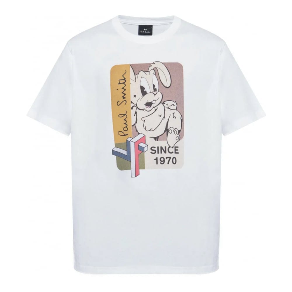 Ps paul smith - "T-shirt '1970 Bunny-Print' pour Hommes"-M