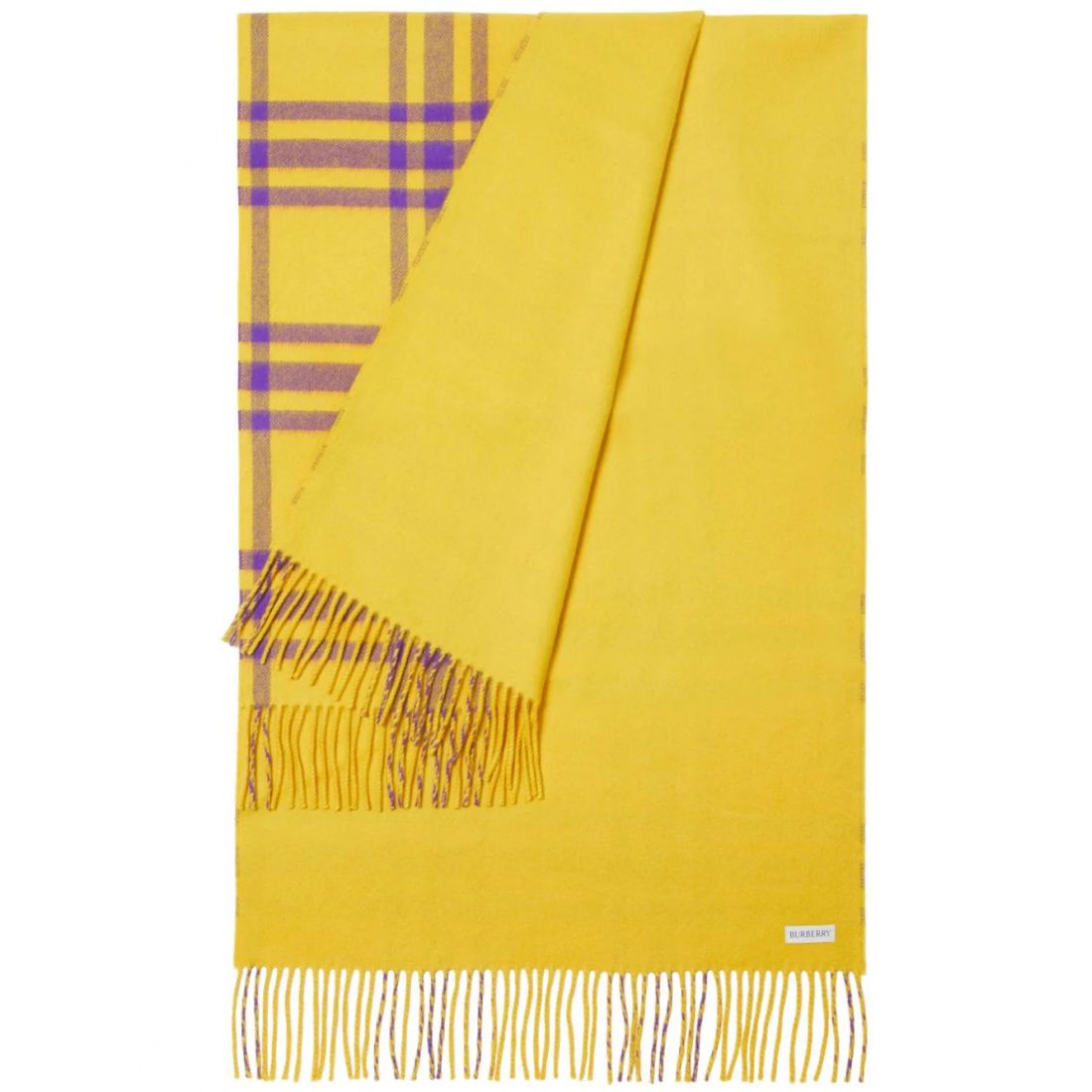 Burberry - Écharpe en laine 'Check-Print' pour Femmes