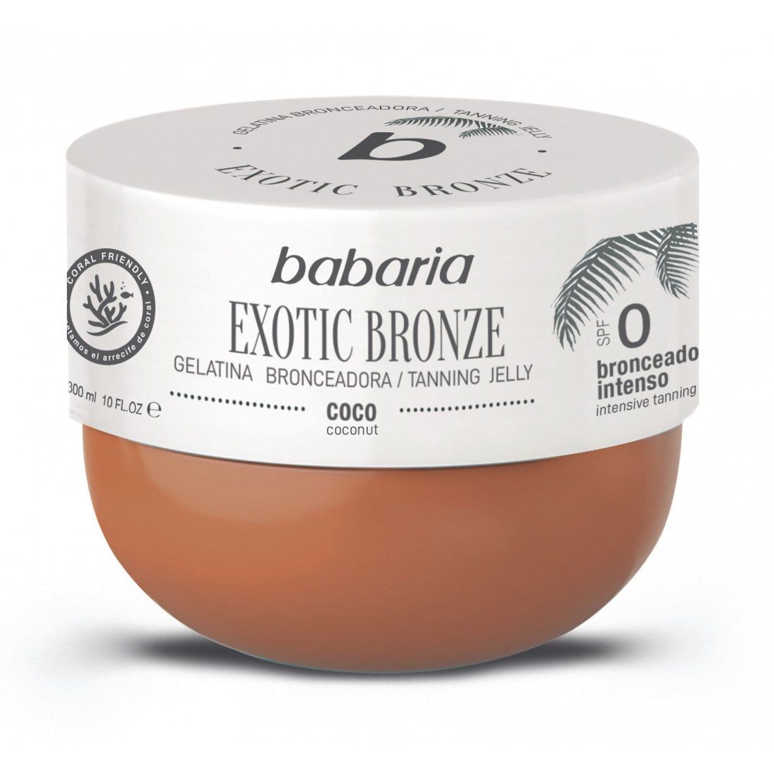 Babaria - Gelée bronzante 'Solar Exotic Bronze Coconut SPF0' - Tous types de peau, 300 ml