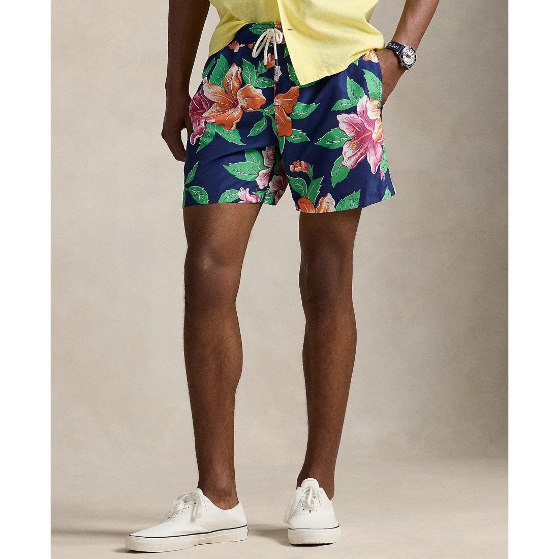 Polo ralph lauren - Short de bain '5.75-Inch Traveler Classic Printeds' pour Hommes