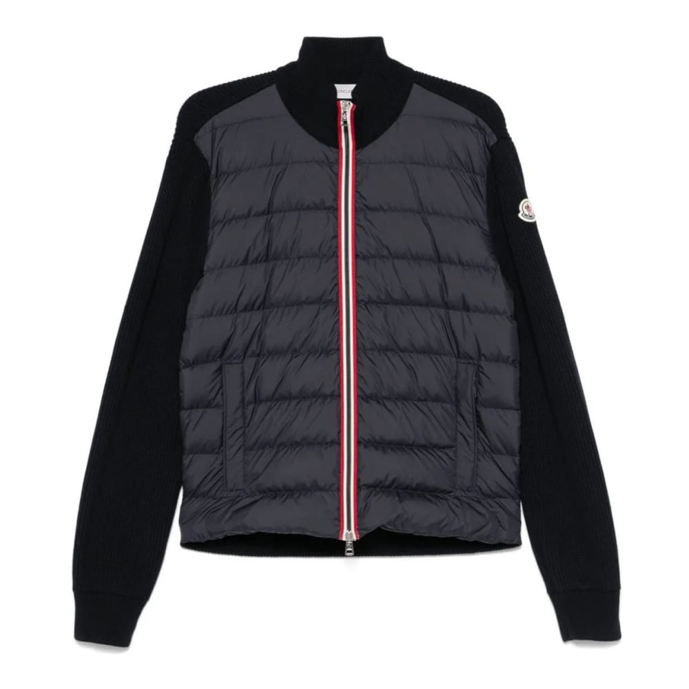 Moncler - Cardigan 'Padded-Panels' pour Hommes