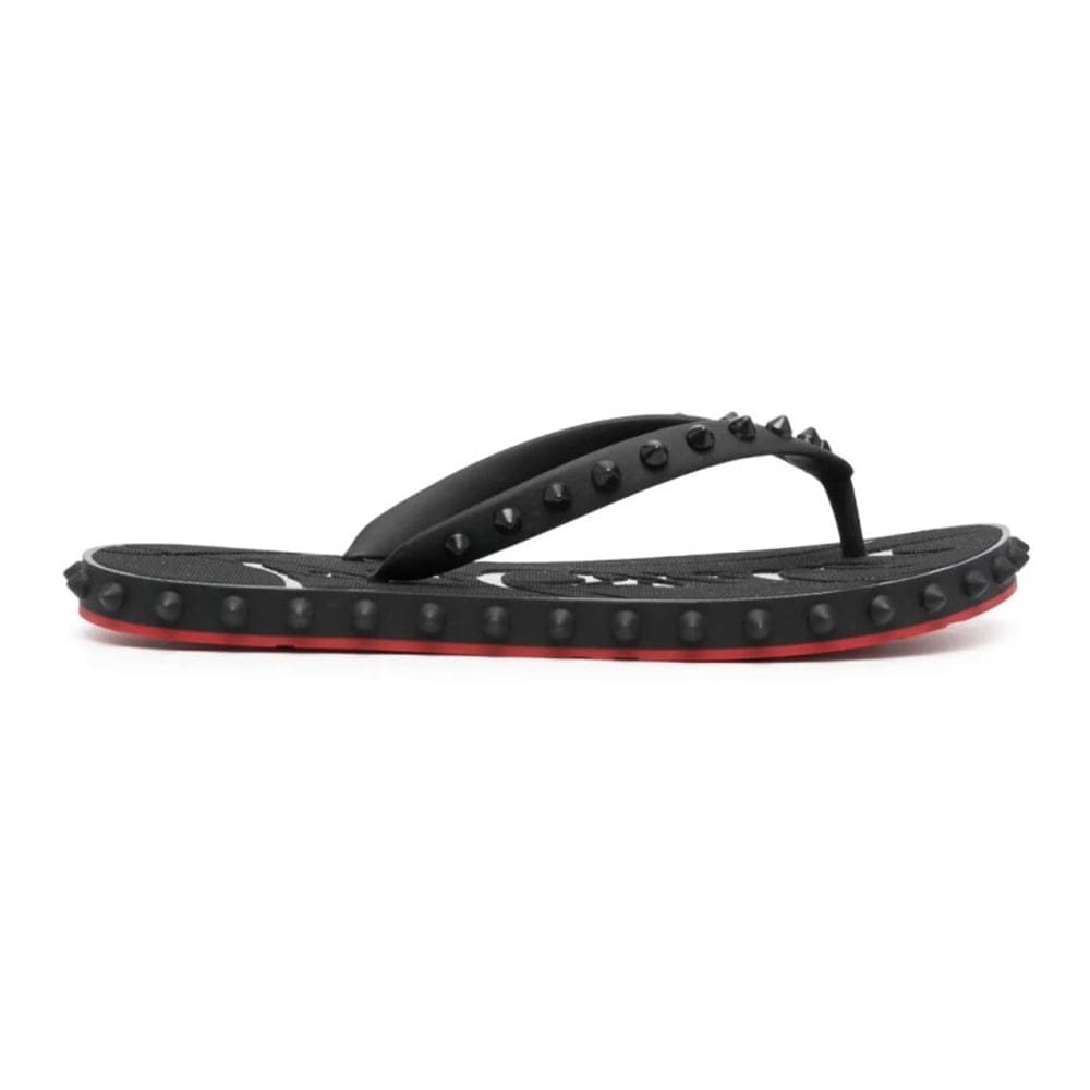 Christian louboutin - "Tongs 'Super Loubi Spike-Embellished' pour Femmes"