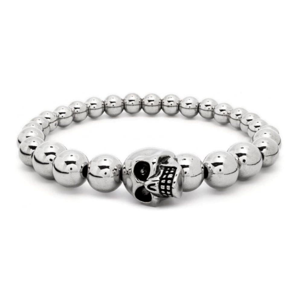 Alexander mcqueen - Bracelet 'Skull-Charm Beaded' pour Hommes