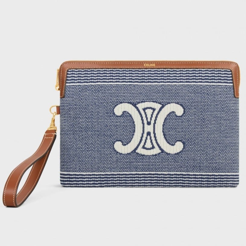 Celine - Pochette 'With Strap In Striped' pour Femmes