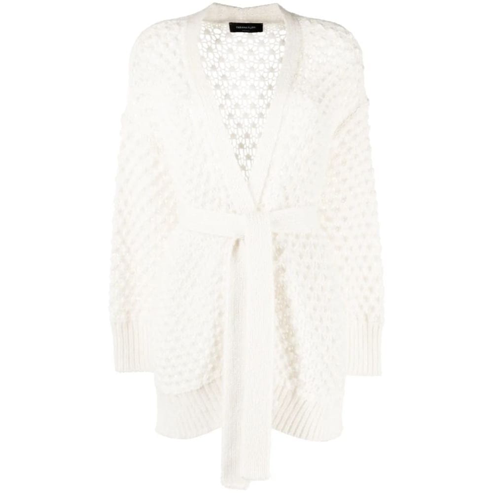 Fabiana filippi - Cardigan 'Belted Open-Knit' pour Femmes