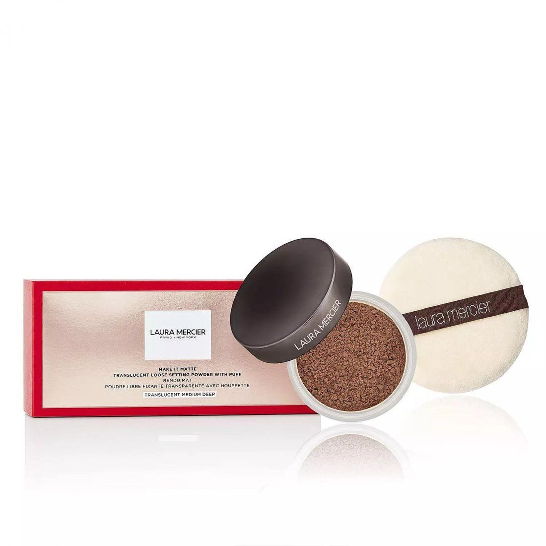 Laura mercier - Poudre pour le visage + pinceau 'Make It Matte' - Medium Deep 30 ml