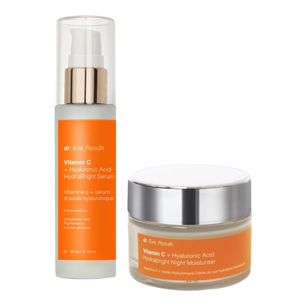 Dr. eve_ryouth - Coffret de soins de la peau 'Vitamin C + Hyaluronic Acid Hydrabright Serum + Vitamin C + Hyal' - 2 Pièces