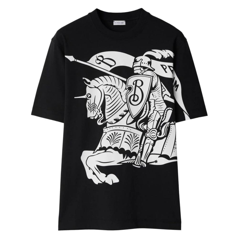 Burberry - T-shirt 'Equestrian Knight-Print' pour Hommes