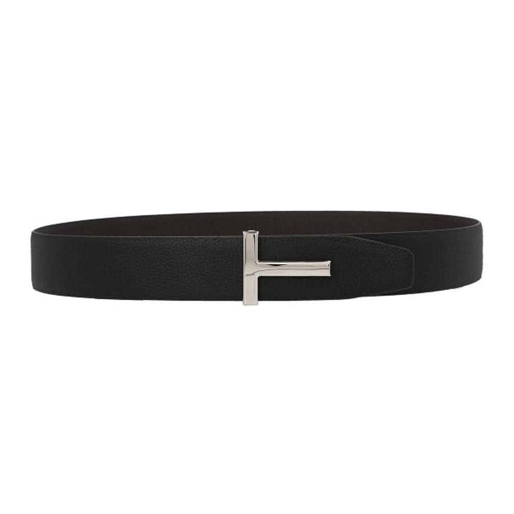 Tom ford - "Ceinture 'T Buckle Reversible' pour Hommes"