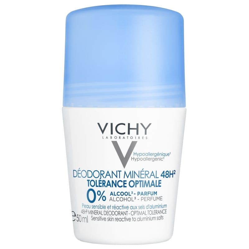 Vichy - Déodorant Minéral Roll-On 48H Tolérance Optimalenouveauté - 50 ml