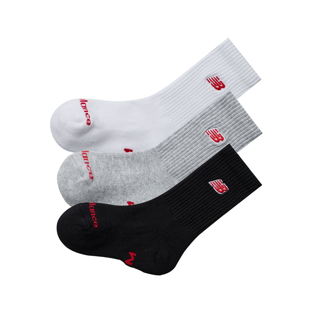 New balance Kids Patch Logo Crew 3 Pack-M M