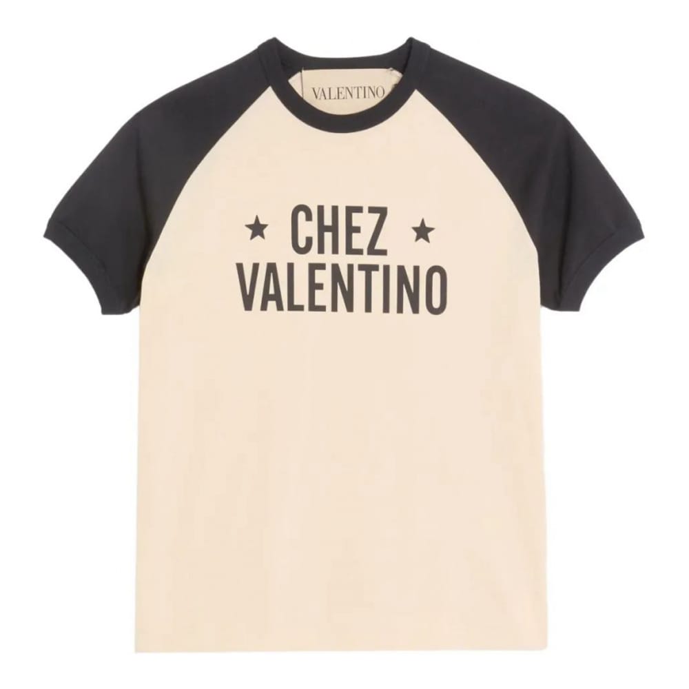 Valentino - T-shirt 'Chez-Print' pour Hommes