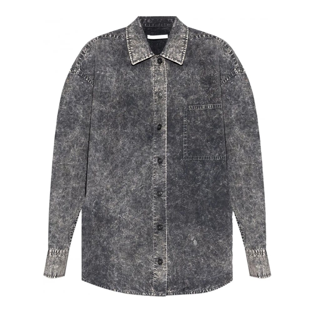 T by alexander wang - Chemise 'Acid-Wash' pour Femmes