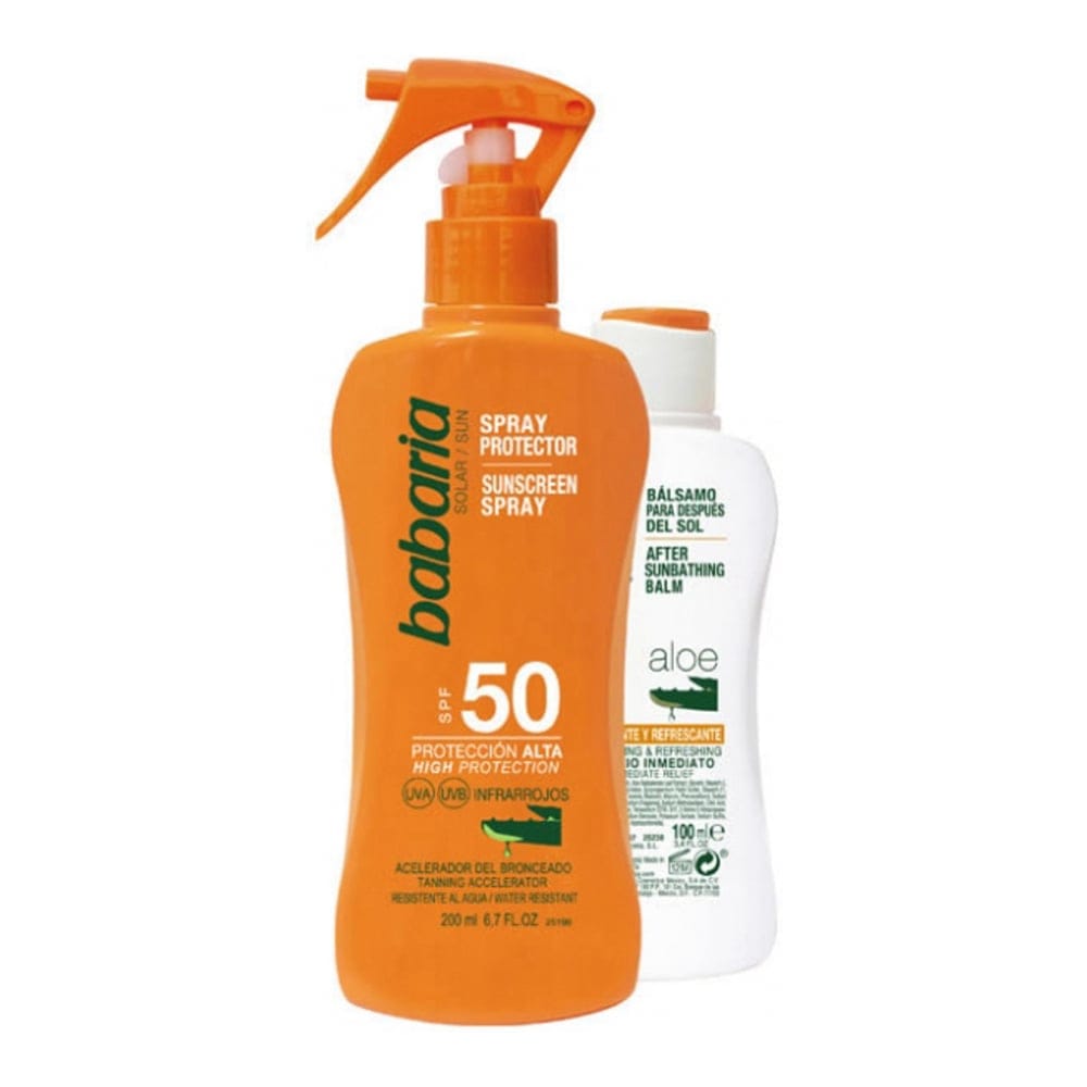 Babaria - Set de soins solaires 'Solar Aloe Vera SPF50' - 2 Pièces