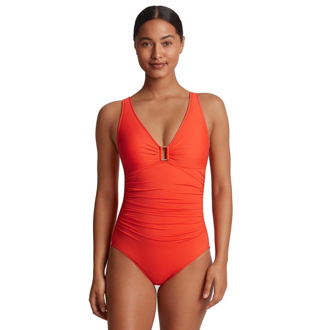 Lauren ralph lauren - 'Ralph Lauren Ring Over The Shoulder Tummy Control One Piece Swim' pour Femmes