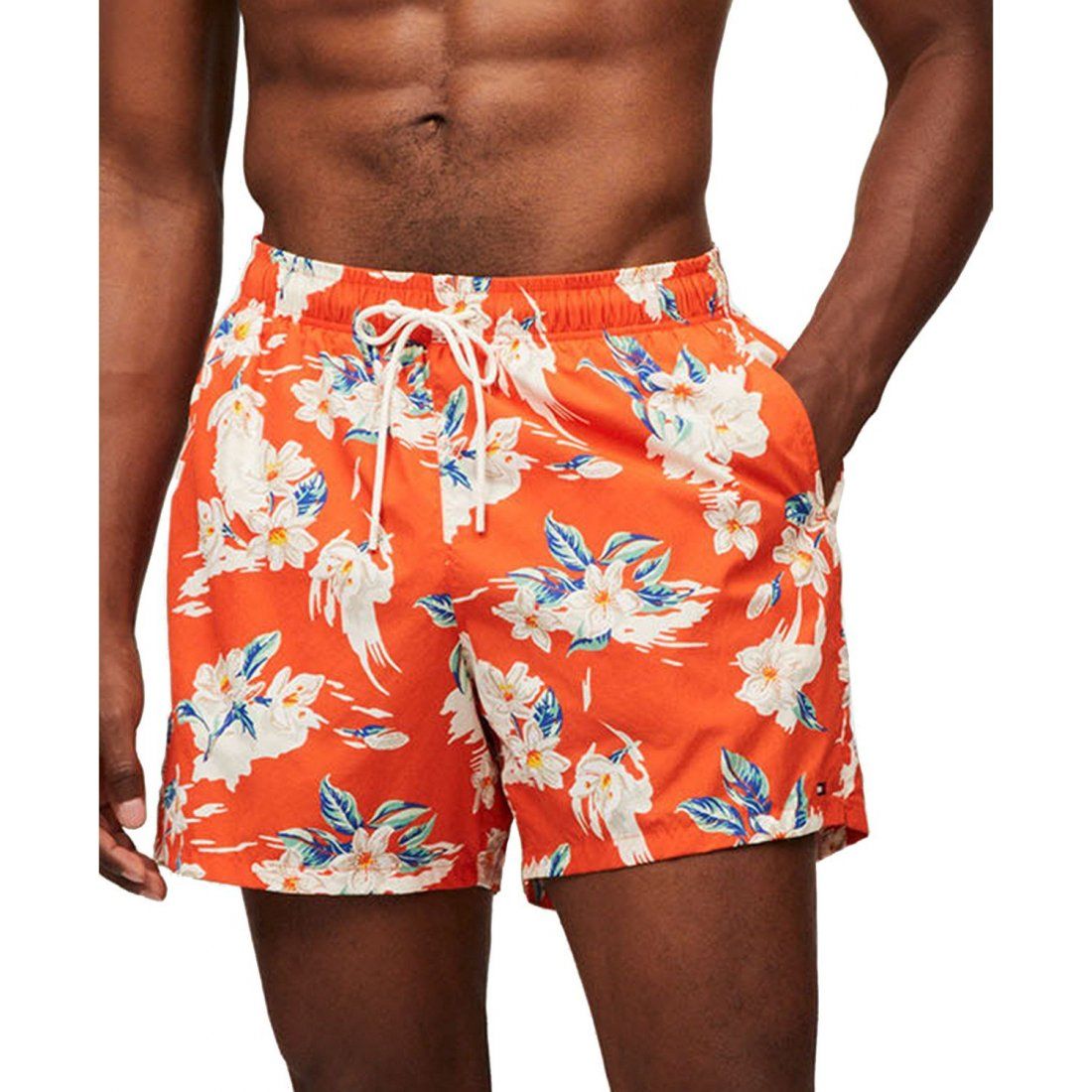 Tommy hilfiger - 'Print Drawstring 5 Swim Trunks' pour Hommes"