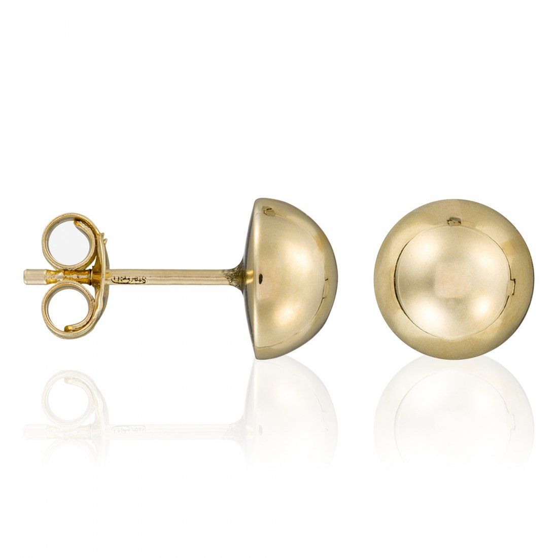 Or éclat - Boucles d'oreilles 'Puces Dorées' pour Femmes