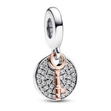 Pandora - Charm 'Two-Tone Key To Happiness Double' pour Femmes