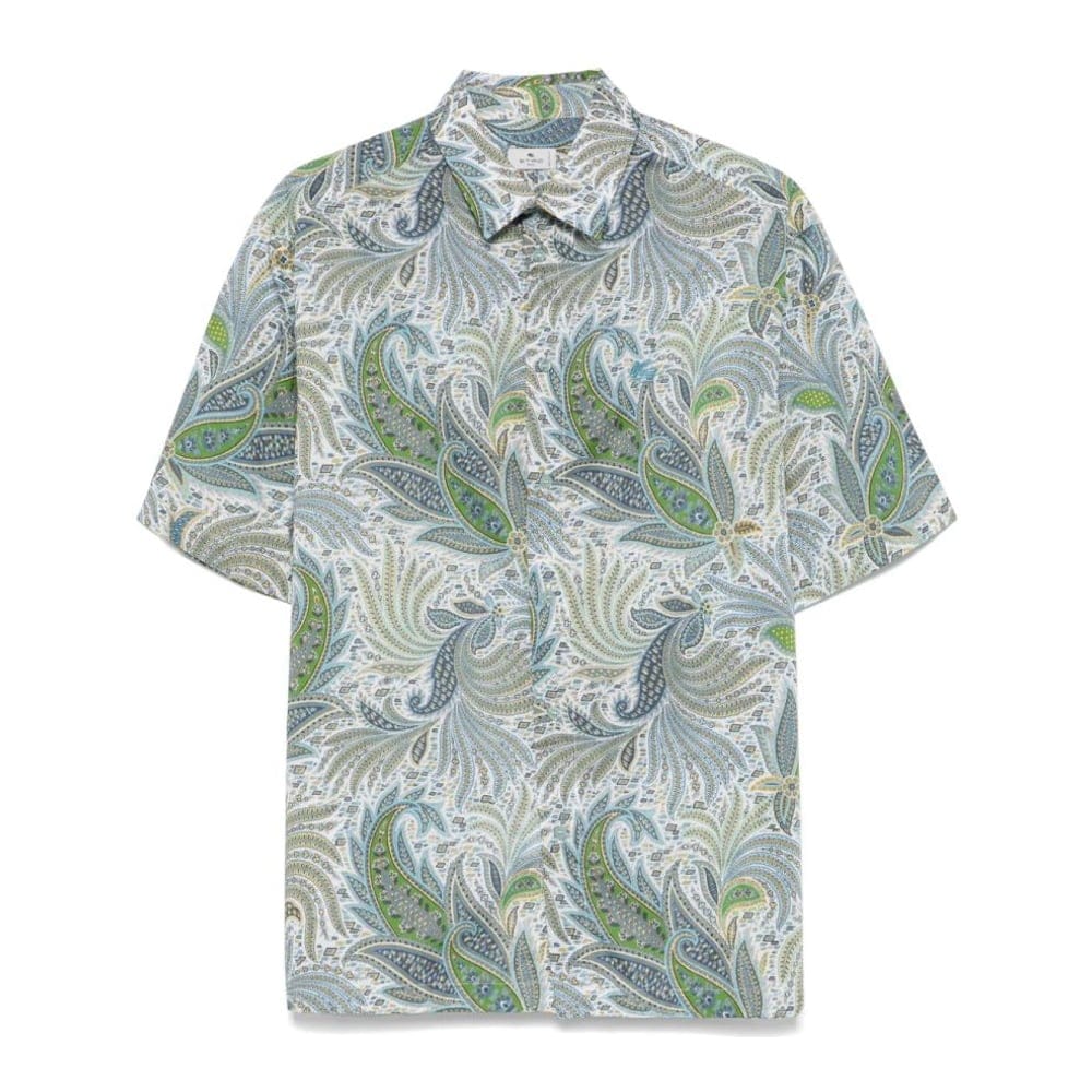 Etro - Chemise à manches courtes 'Paisley-Print' pour Hommes