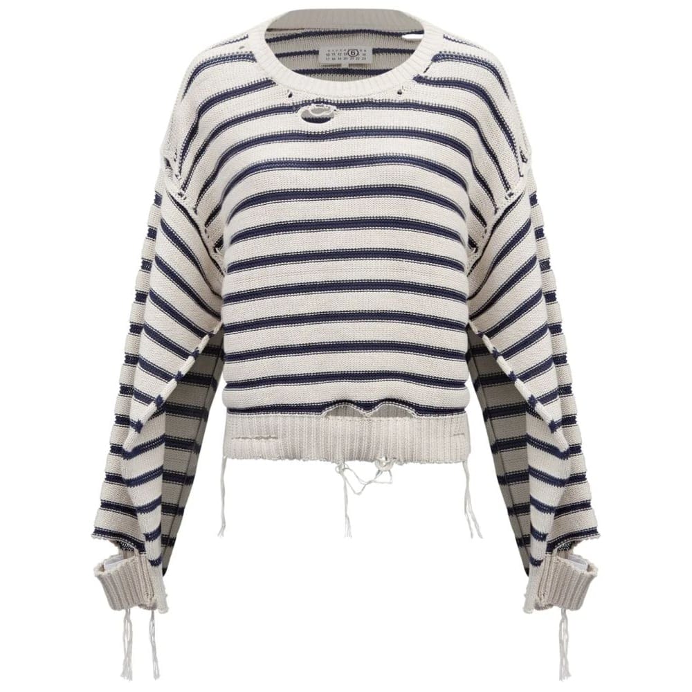 Mm6 maison margiela - "Pull 'Striped' pour Femmes"