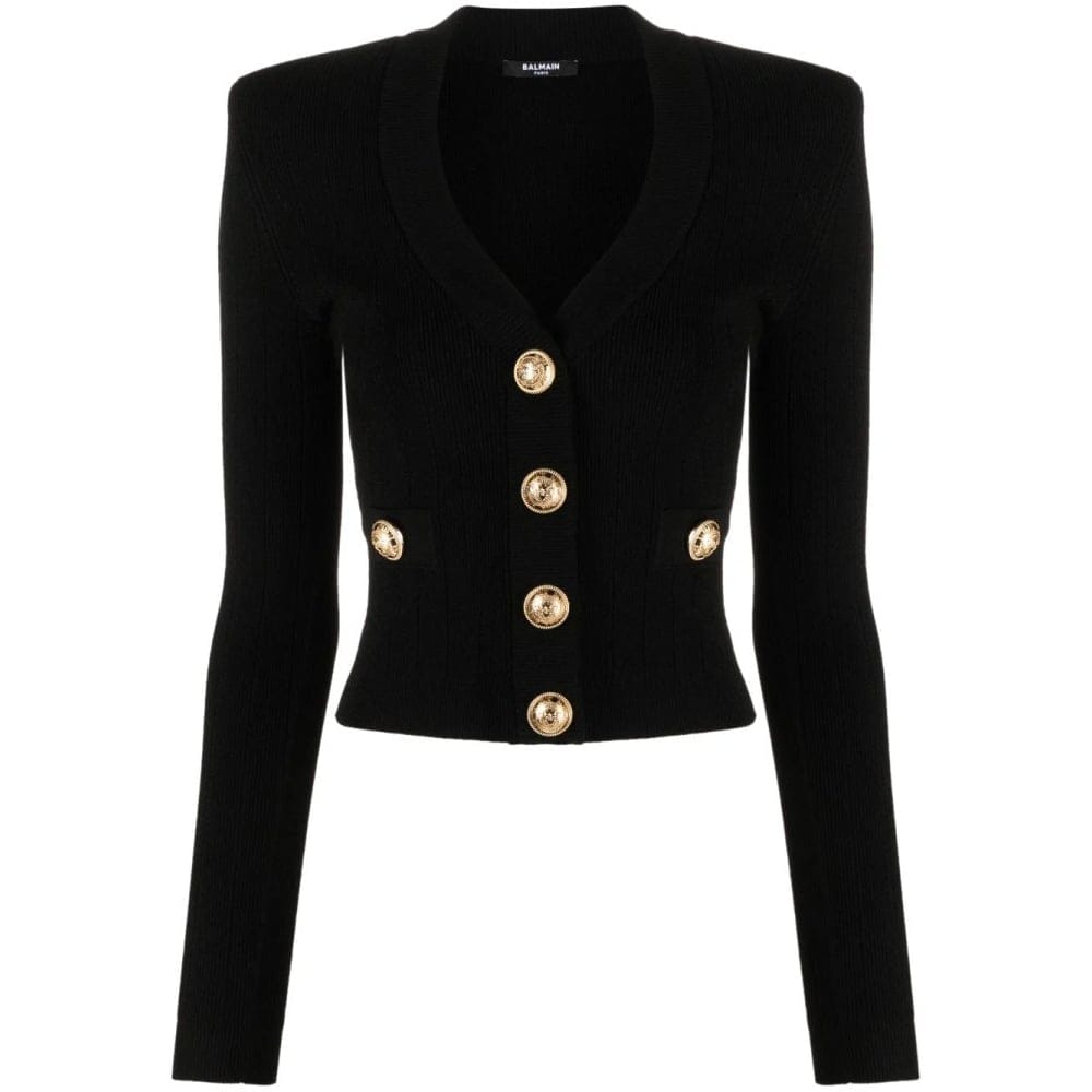 Balmain - Cardigan 'Button-Fastening' pour Femmes