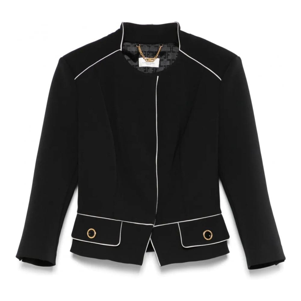 Elisabetta franchi - Veste 'Scarf-Detailed' pour Femmes