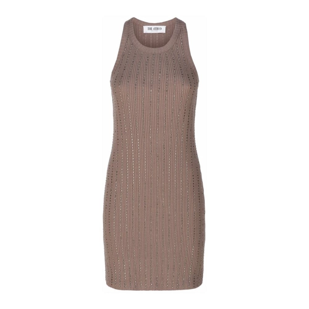 The attico - Robe Midi 'Faded Mud' pour Femmes
