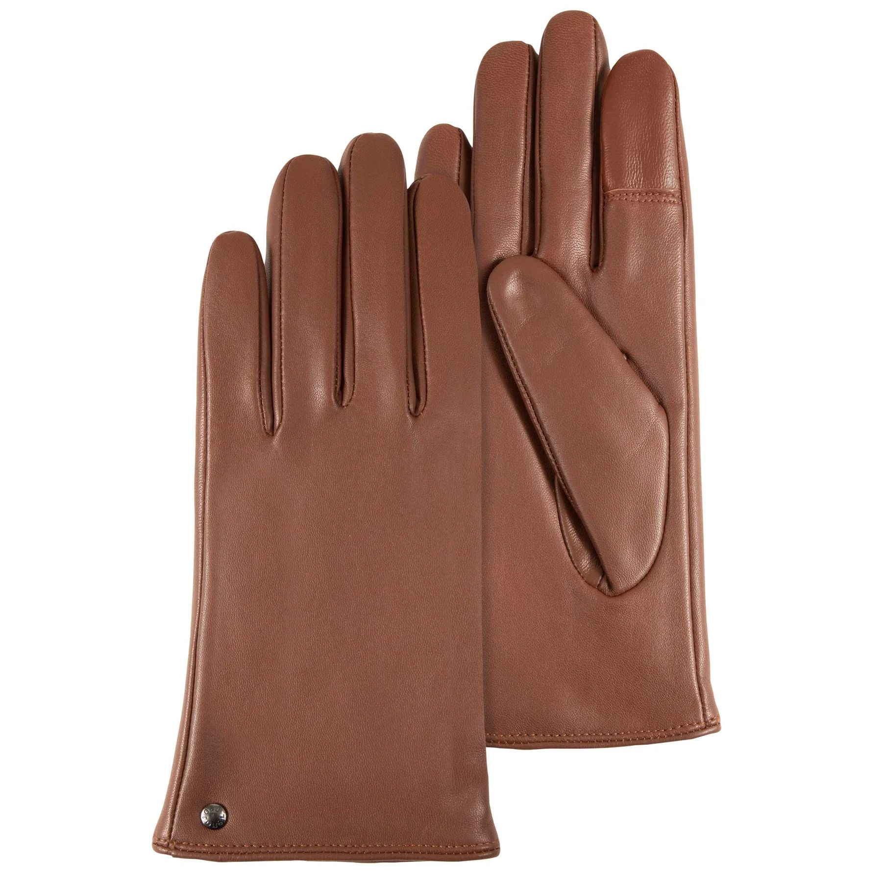 Isotoner - W's GANTS TACTILES CUIR CHAUD