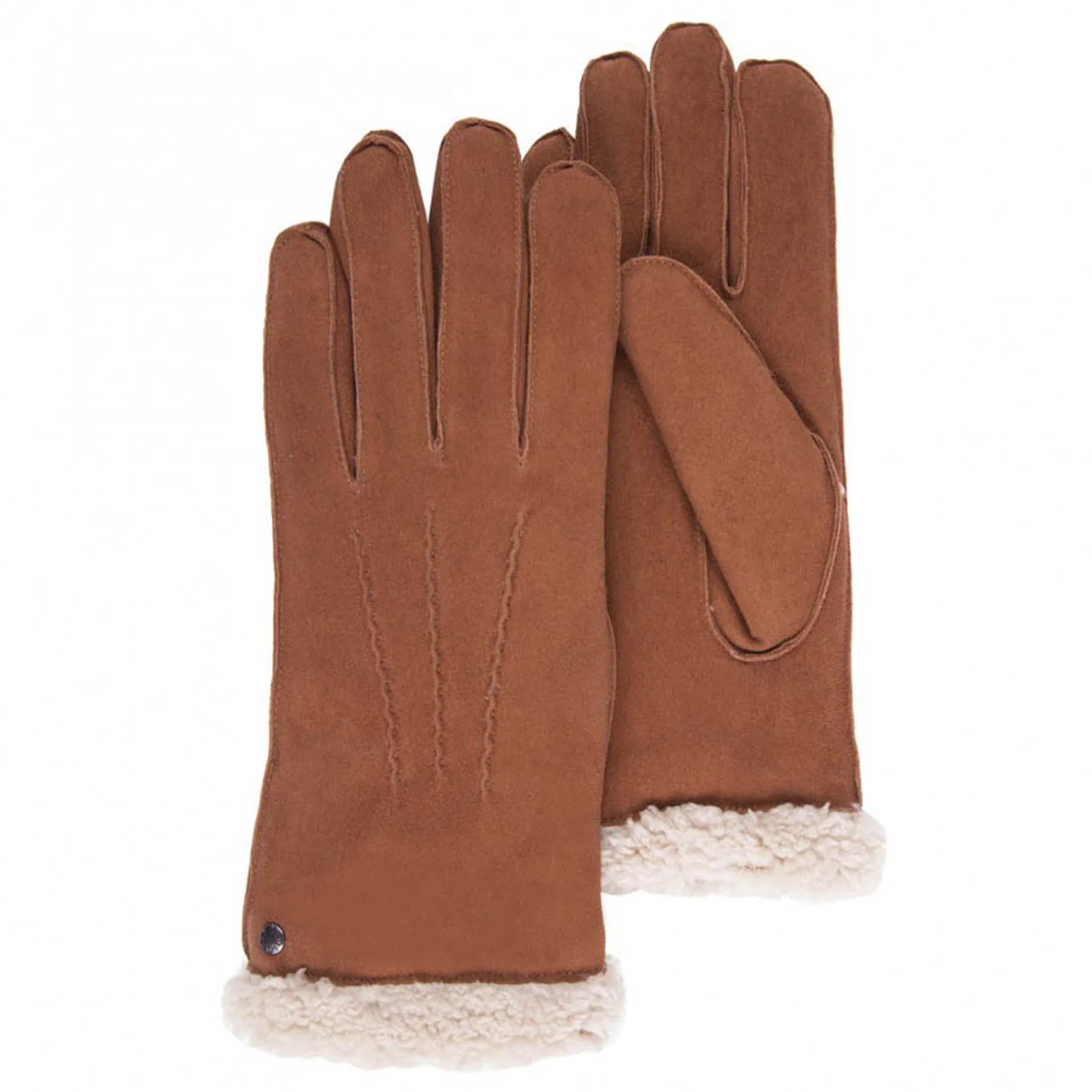 Isotoner - W's GANTS CUIR VELOURS FOURRES