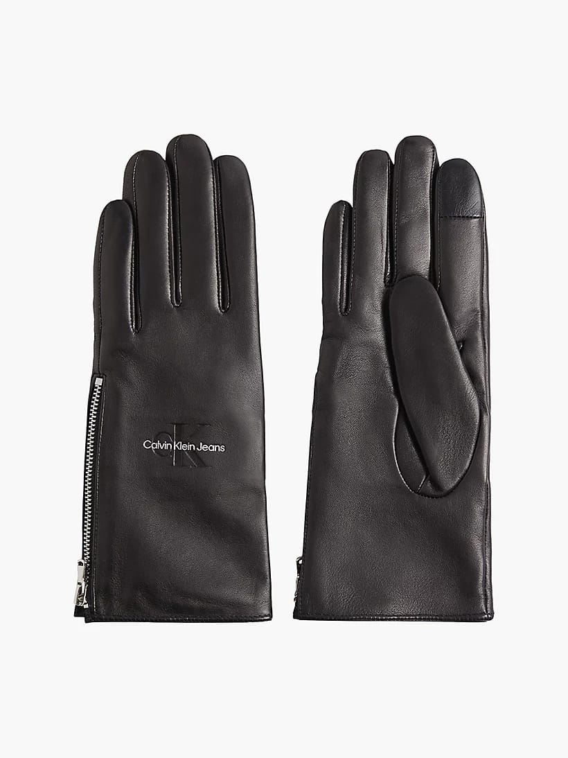 Calvin Klein - W's LEATHER GLOVES