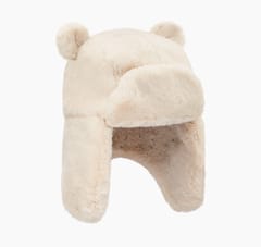 K's FAUX FUR TRAPPER WITH EARS