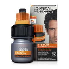 Teinture pour cheveux 'Men Expert One-Twist' - 2 Natural Black 50 ml