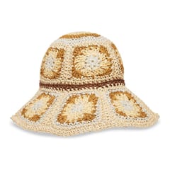 'Crocheted Granny Square' Bucket Hut für Damen