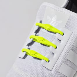 Shoelaces Hickies Lacet Elastique Jaune Fluo 730 yellow KOALA