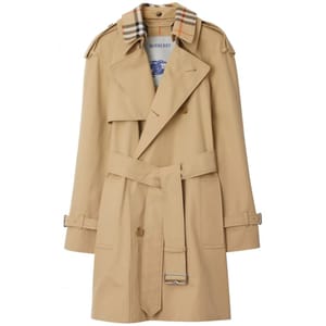 'Vintage Check' Trenchcoat für Damen