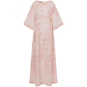 'Floral-Embroidered' Maxi Kleid für Damen