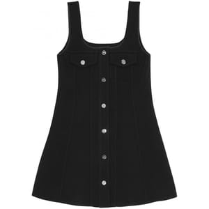 'Press-Stud Fastening' Mini Kleid für Damen