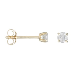 Boucles d'oreilles 'Single Diamond' pour Femmes