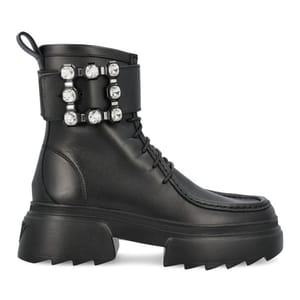 'Embellished Lace-Up' Stiefeletten für Damen