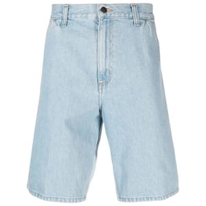 Men's 'Logo-Patch Denim' Cargo Shorts